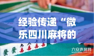 经验传递“微乐四川麻将的确有挂”(确实有挂)
