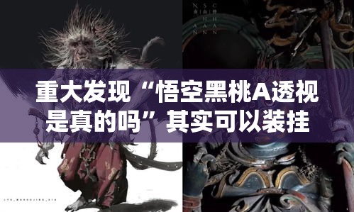 重大发现“悟空黑桃A透视是真的吗”其实可以装挂