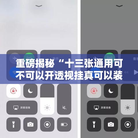 重磅揭秘“十三张通用可不可以开透视挂真可以装挂