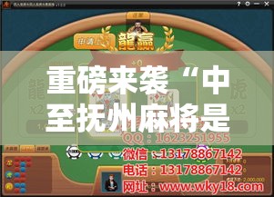 重磅来袭“中至抚州麻将是不是有挂吗”详细辅助