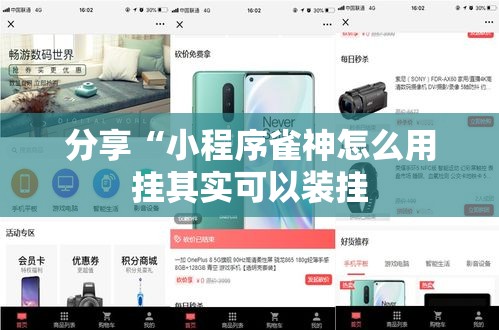 分享“小程序雀神怎么用挂其实可以装挂