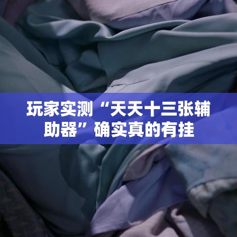玩家实测“天天十三张辅助器”确实真的有挂