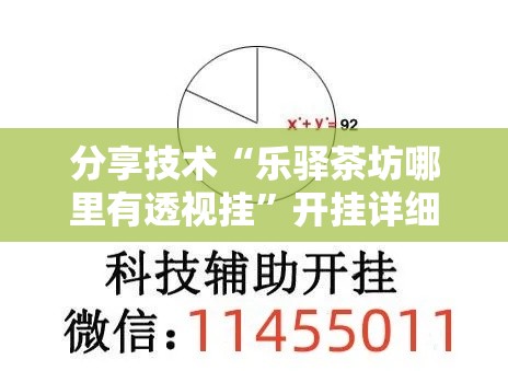 分享技术“乐驿茶坊哪里有透视挂	”开挂详细教程