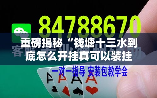重磅揭秘“钱塘十三水到底怎么开挂真可以装挂