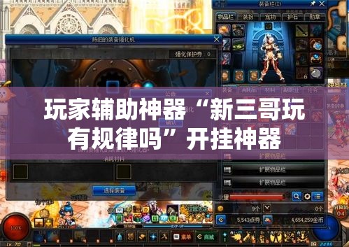 玩家辅助神器“新三哥玩有规律吗”开挂神器