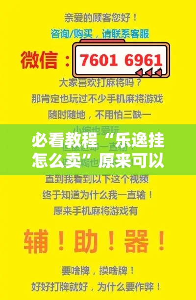 必看教程“乐逸挂怎么卖”原来可以开挂