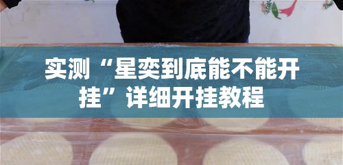 实测“星奕到底能不能开挂”详细开挂教程