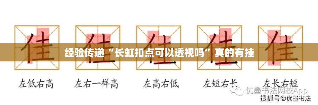 经验传递“长虹扣点可以透视吗”真的有挂
