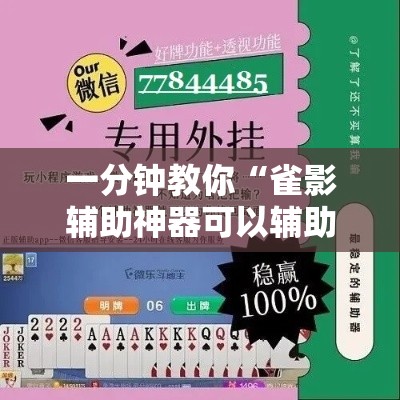一分钟教你“雀影辅助神器可以辅助