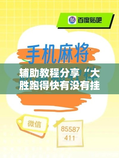辅助教程分享“大胜跑得快有没有挂”分享装挂详细步骤