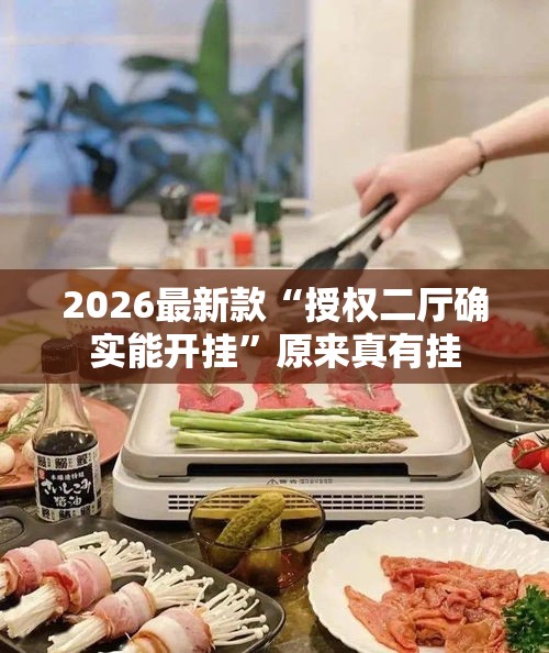2026最新款“授权二厅确实能开挂”原来真有挂