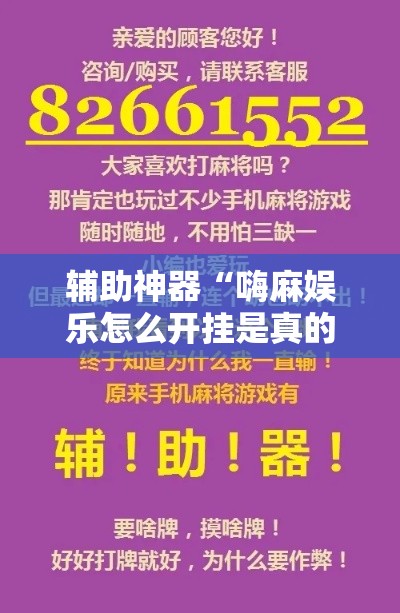 辅助神器“嗨麻娱乐怎么开挂是真的吗	”玩家必备神器