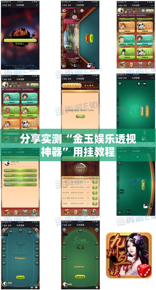 分享实测“金玉娱乐透视神器”用挂教程