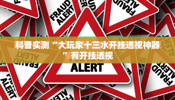 科普实测“大玩家十三水开挂透视神器	”有开挂透视