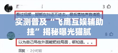 实测普及“飞鹰互娱辅助挂	”揭秘曝光猫腻