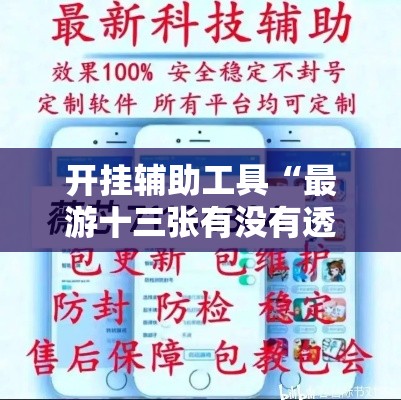 开挂辅助工具“最游十三张有没有透视”有开挂透视